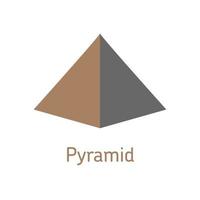 Illustration vector of pyramid