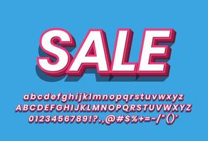 Vintage look font effect with classic typography style vector