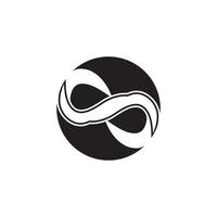 Infinity business icon and symbol template vector