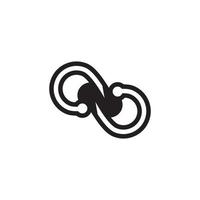 Infinity business icon and symbol template vector