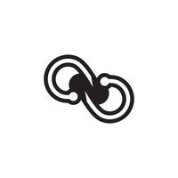 Infinity business icon and symbol template vector