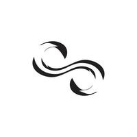 Infinity business icon and symbol template vector