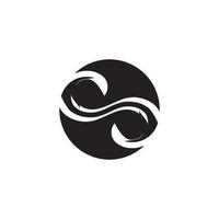Infinity business icon and symbol template vector