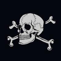 aggressive emblem with skull,grunge vintage design t shirts vector