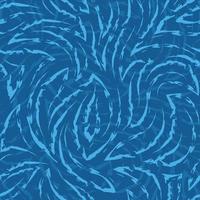 Seamless blue vector pattern of corners and flowing lines with torn edges.Texture of torn lines on a blue background.