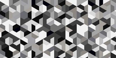 Geometric pattern with polygonal shape gray background design modern vector