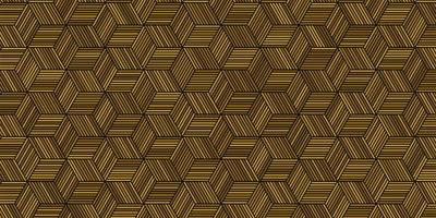 Geometric pattern with stripes wooden background weave design vector