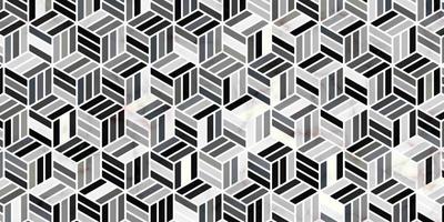 Geometric pattern with stripes polygonal shape gray background vector