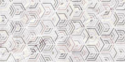 Geometric pattern gray background with marble texture vector