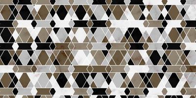 Geometric pattern with polygonal shape and marble texture vector