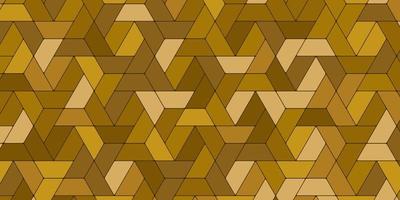 Geometric pattern with polygonal shape golden background vector