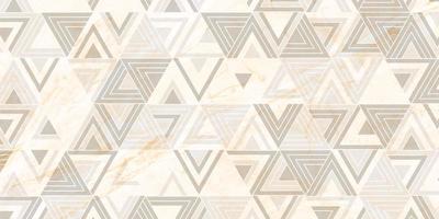 Geometric pattern with triangle shape and marble texture vector