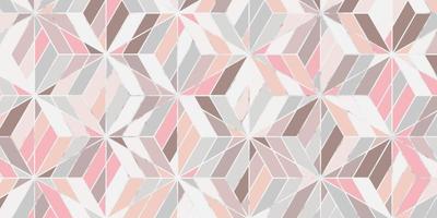 Geometric pattern with triangle stripes and polygonal shape vector