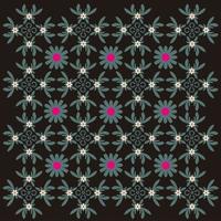 Batik pattern design with floral motif. Black texture. modern ornament pattern that can be applied to all fabrics. vector template