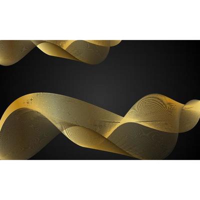 line blend effect gold black abstract background