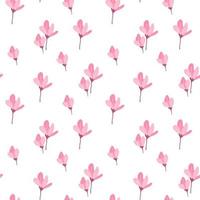 Seamless pattern with tiny flower vector