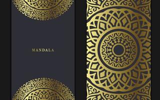 Fondo de mandala ornamental de lujo con estilo de patrón oriental islámico árabe vector premium vector gratuito