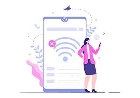 No wifi connection Vectors & Illustrations for Free Download