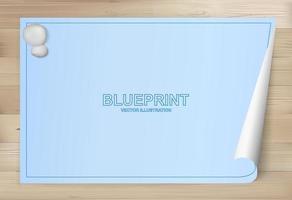 Blank Blueprint Paper Vector & Photo (Free Trial)