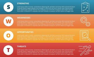 pdca plan do check act action business method concept template for infographics with icon and vertical layout vector