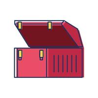 open toolbox empty vector