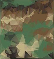 Fondo de camuflaje militar de vector abstracto hecho de formas geométricas de triángulos estilo poligonal.