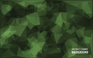 Abstract Military Camouflage Background Made of Geometric Triangles Shapes. Vector illustration.