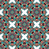 Aztec tribal pattern, outline style vector