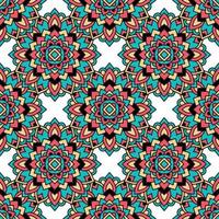 Aztec tribal pattern, outline style vector