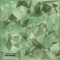 Abstract Military Camouflage Background Made of Geometric Triangles Shapes. Vector illustration.