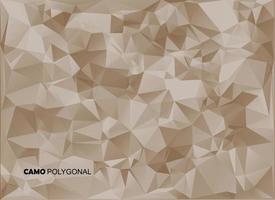 Abstract Military Camouflage Background Made of Geometric Triangles Shapes. Vector illustration.