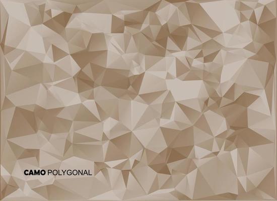 Abstract Military Camouflage Background Made of Geometric Triangles Shapes. Vector illustration.