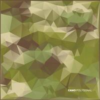 Abstract Military Camouflage Background Made of Geometric Triangles Shapes. Vector illustration.