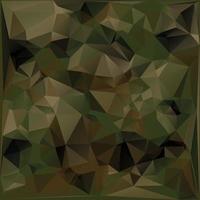 Fondo de camuflaje militar de vector abstracto hecho de formas geométricas de triángulos estilo poligonal.