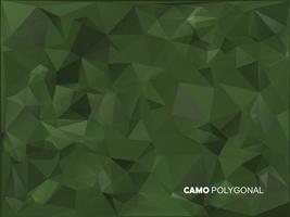 Abstract Military Camouflage Background Made of Geometric Triangles Shapes. Vector illustration.