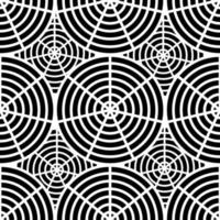 Geometric pattern with spider web vector