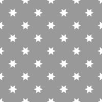 seamless pattern with stars depicted on grey surface. vector