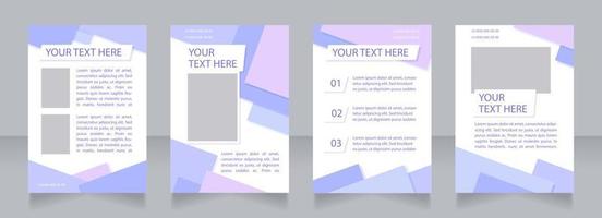 Business analyst course promotion blank brochure layout design vector