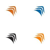 Up arrow business company logo design vector