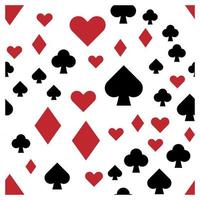 playing cards seamless pattern perfect for background or wallpaper vector