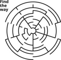 maze pattern find the way perfect for killing time vector