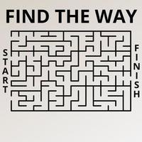 maze pattern perfect for fun games in killing time vector