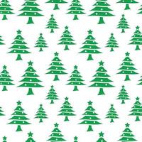 Christmas tree pattern design for print template vector