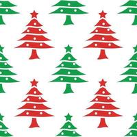 Christmas tree pattern design for print template vector