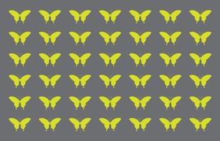 patrones de mariposas minimalistas vector