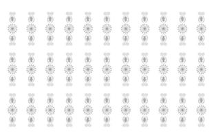 minimalist floral patterns. vector