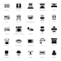 Home Stuff icon pack for your website design, logo, app, UI. Home Stuff icon duo tone design. Vector graphics illustration and editable stroke.