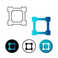 Abstract Select Object Tool Icon Illustration vector