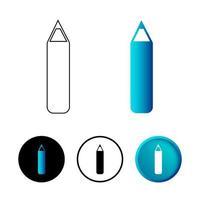 Abstract Pencil Draw Icon Illustration vector