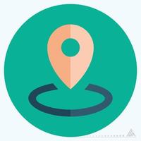 Icon Location - Flat Style vector